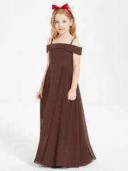 Abiti Da Damigella Junior Chic Con Spalle Scoperte Cioccolato