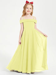 Abiti Da Damigella Junior Chic Con Spalle Scoperte Narciso