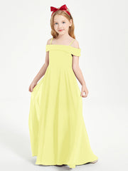 Abiti Da Damigella Junior Chic Con Spalle Scoperte Narciso