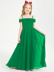 Abiti Da Damigella Junior Chic Con Spalle Scoperte Smeraldo
