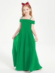 Abiti Da Damigella Junior Chic Con Spalle Scoperte Smeraldo