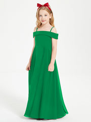 Abiti Da Damigella Junior Chic Con Spalle Scoperte Smeraldo