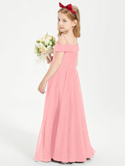 Abiti Da Damigella Junior Chic Con Spalle Scoperte Fenicottero