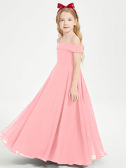 Abiti Da Damigella Junior Chic Con Spalle Scoperte Fenicottero