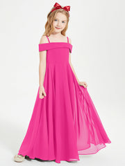 Abiti Da Damigella Junior Chic Con Spalle Scoperte Fucsia