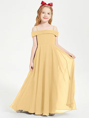 Abiti Da Damigella Junior Chic Con Spalle Scoperte Oro