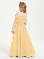 Abiti Da Damigella Junior Chic Con Spalle Scoperte Oro