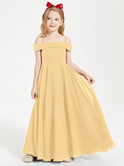 Abiti Da Damigella Junior Chic Con Spalle Scoperte Oro