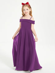 Abiti Da Damigella Junior Chic Con Spalle Scoperte Viola