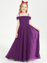 Abiti Da Damigella Junior Chic Con Spalle Scoperte Viola