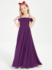Abiti Da Damigella Junior Chic Con Spalle Scoperte Viola