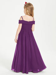 Abiti Da Damigella Junior Chic Con Spalle Scoperte Viola
