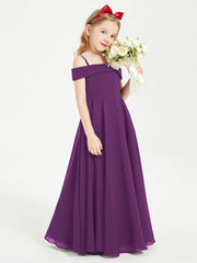 Abiti Da Damigella Junior Chic Con Spalle Scoperte Viola