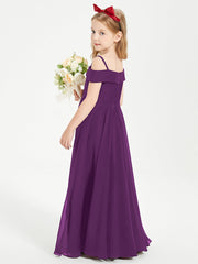Abiti Da Damigella Junior Chic Con Spalle Scoperte Viola