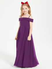 Abiti Da Damigella Junior Chic Con Spalle Scoperte Viola