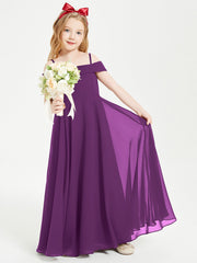Abiti Da Damigella Junior Chic Con Spalle Scoperte Viola