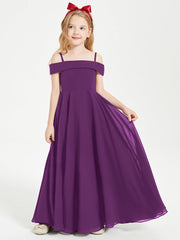 Abiti Da Damigella Junior Chic Con Spalle Scoperte Viola