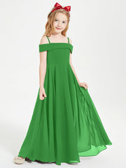 Abiti Da Damigella Junior Chic Con Spalle Scoperte Verde