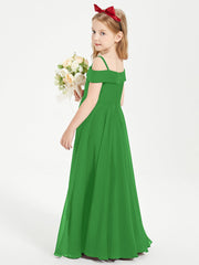 Abiti Da Damigella Junior Chic Con Spalle Scoperte Verde