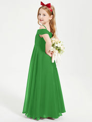 Abiti Da Damigella Junior Chic Con Spalle Scoperte Verde
