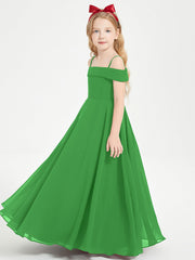 Abiti Da Damigella Junior Chic Con Spalle Scoperte Verde
