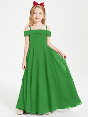 Abiti Da Damigella Junior Chic Con Spalle Scoperte Verde
