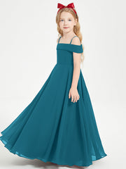 Abiti Da Damigella Junior Chic Con Spalle Scoperte Blu Inchiostro