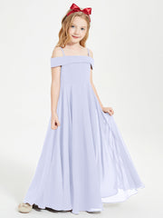 Abiti Da Damigella Junior Chic Con Spalle Scoperte Lavanda