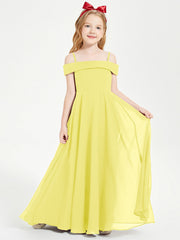 Abiti Da Damigella Junior Chic Con Spalle Scoperte Limone