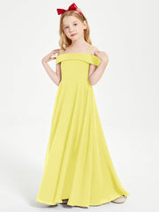 Abiti Da Damigella Junior Chic Con Spalle Scoperte Limone