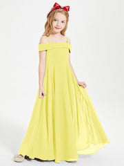 Abiti Da Damigella Junior Chic Con Spalle Scoperte Limone