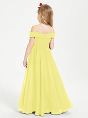 Abiti Da Damigella Junior Chic Con Spalle Scoperte Limone