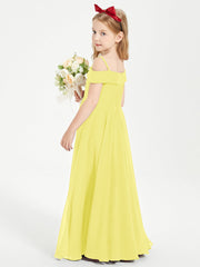 Abiti Da Damigella Junior Chic Con Spalle Scoperte Limone