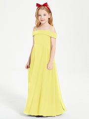 Abiti Da Damigella Junior Chic Con Spalle Scoperte Limone