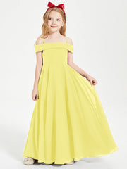Abiti Da Damigella Junior Chic Con Spalle Scoperte Limone