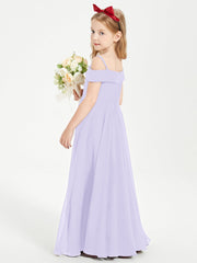 Abiti Da Damigella Junior Chic Con Spalle Scoperte Lilla