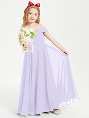 Abiti Da Damigella Junior Chic Con Spalle Scoperte Lilla