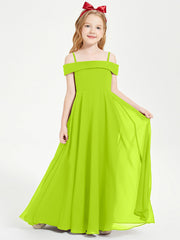 Abiti Da Damigella Junior Chic Con Spalle Scoperte Verde Lime