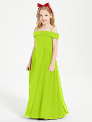 Abiti Da Damigella Junior Chic Con Spalle Scoperte Verde Lime