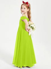 Abiti Da Damigella Junior Chic Con Spalle Scoperte Verde Lime