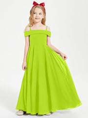 Abiti Da Damigella Junior Chic Con Spalle Scoperte Verde Lime