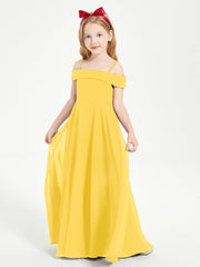 Abiti Da Damigella Junior Chic Con Spalle Scoperte Calendula