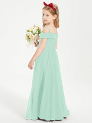 Abiti Da Damigella Junior Chic Con Spalle Scoperte Verde Menta
