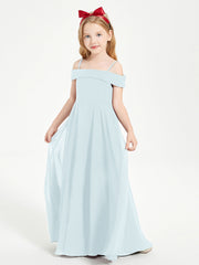 Abiti Da Damigella Junior Chic Con Spalle Scoperte Nebbia