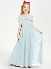 Abiti Da Damigella Junior Chic Con Spalle Scoperte Nebbia