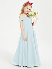 Abiti Da Damigella Junior Chic Con Spalle Scoperte Nebbia