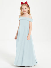 Abiti Da Damigella Junior Chic Con Spalle Scoperte Nebbia