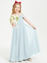 Abiti Da Damigella Junior Chic Con Spalle Scoperte Nebbia