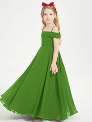 Abiti Da Damigella Junior Chic Con Spalle Scoperte Muschio