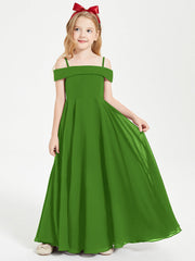 Abiti Da Damigella Junior Chic Con Spalle Scoperte Muschio